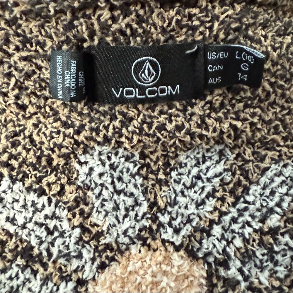 Volcom Dazie Fly By Floral Soft Cardigan Sweater - Picture 6 of 8